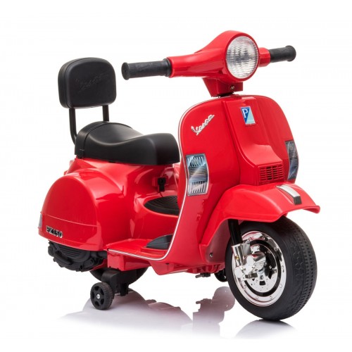 Vespa Piaggio Px 150 Mini colore rosso  elettrica per bambini a batteria 6 V