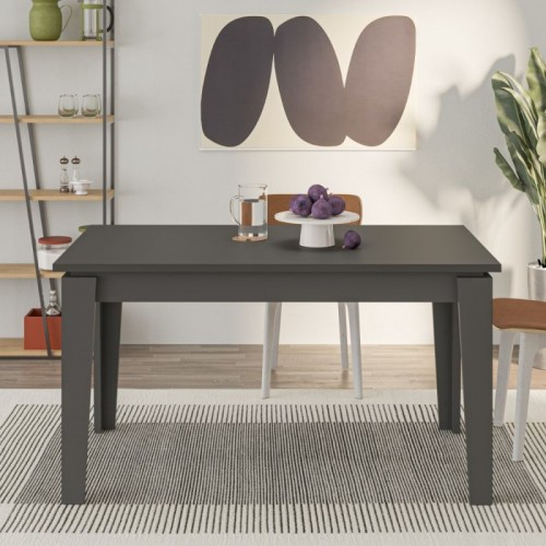 Tavolo da Pranzo Allungabile Estensibile 140 190x80 cm Antracite Cucina