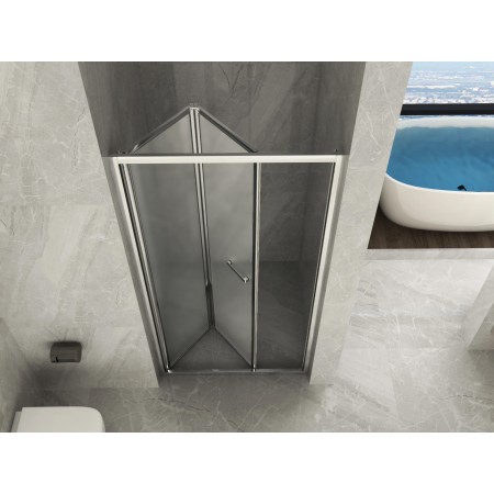 Box Doccia Nicchia Porta a Libro Opaco 6mm | BricoShop24
