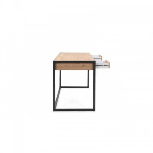 Scrivania Moderna Antracite da Ufficio in Legno e Ferro | BricoShop24
