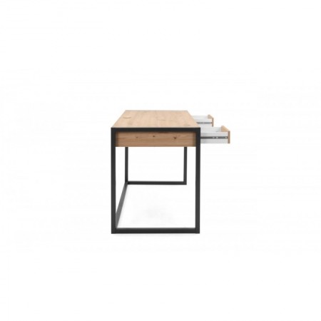 Scrivania Moderna Antracite da Ufficio in Legno e Ferro | BricoShop24