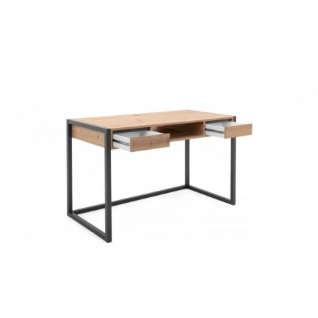 Scrivania Moderna Antracite da Ufficio in Legno e Ferro | BricoShop24