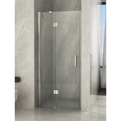 Box Doccia 80 90 100 110 120 140 8 Nicchia Anta Battente Parete Fissa Cristallo | BricoShop24