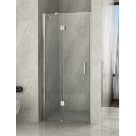 Box Doccia 80 90 100 110 120 140 8 Nicchia Anta Battente Parete Fissa Cristallo | BricoShop24
