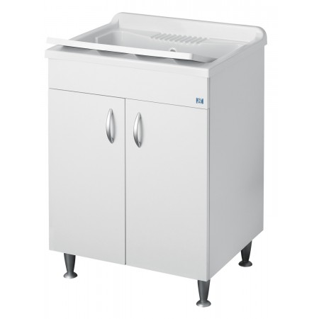 Mobile Moderno Node Con 2 Ante - Legno Nobilitato, L 80 X P 50 X H 83.5 Cm, Per Ingresso, Cucina, Bagno O Ufficio