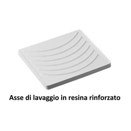 Lavatoio 45x50 in Legno per Interno Lavandino con Sifone Lavanderia | Bricoshop24
