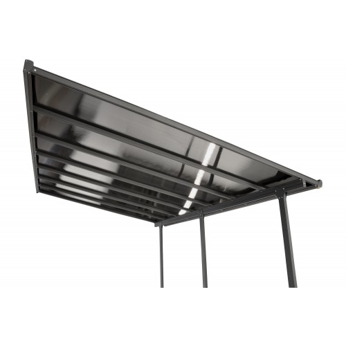 Pergola Addossata 3x3 in Alluminio Gazebo da Giardino Terrazzo Pergolato Carport | BricoShop24