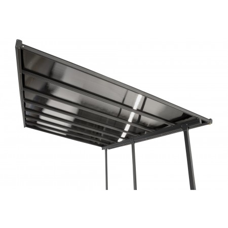 Pergola Addossata 3x3 in Alluminio Gazebo da Giardino Terrazzo Pergolato Carport | BricoShop24