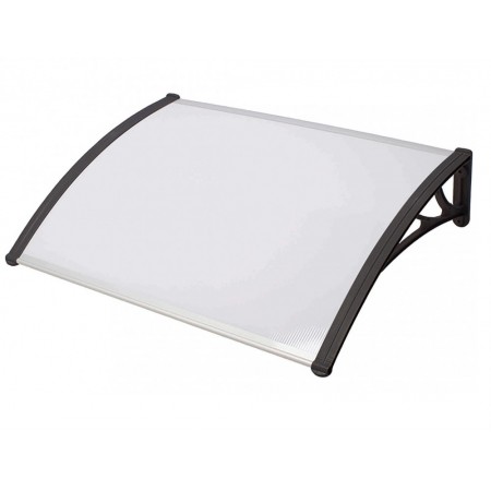 Pensilina 120x80 cm Copertura in Policarbonato Alveolare Opaco 5.2 mm