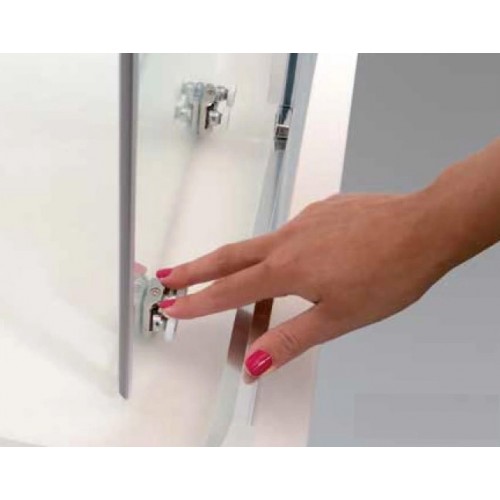 Box Doccia 70x90 Vetro Opaco 80x80 90x90 Semicircolare 6mm Scorrevole 190