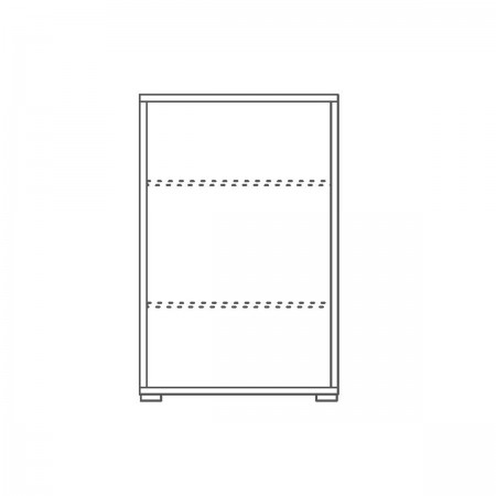 Armadio 2 Ante Ossido Bianco Noce Credenza Multiuso con Ripiani Mobile