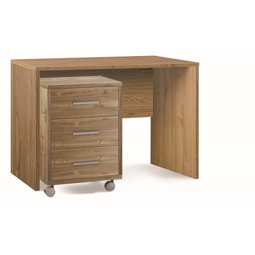 Scrivania Kit 120 cm Noce in Legno Salvaspazio Moderna Ufficio Cameretta