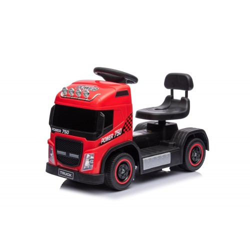 Macchina Rossa Small Truck Elettrico per Bambini a Batteria 6 V con Suoni