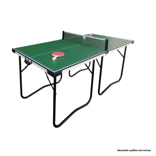 Tavolo Pieghevole da Ping Pong Compatto Richiudibile Salvaspazio con Rete