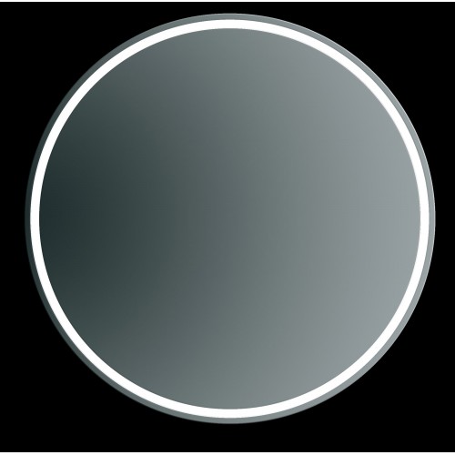 Specchio Rotondo Retroilluminato Led 75 cm da Parete per Bagno Decorativo
