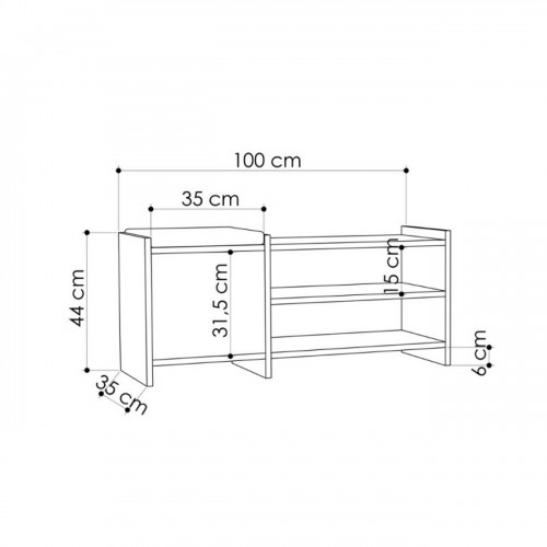 Panca Portascarpe con Cuscino Imbottito in Legno Mobile da Ingresso