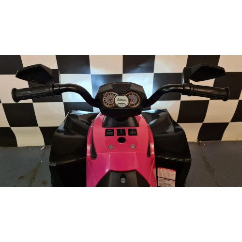 Quad Elettrico 4 ruote Macchina a Batteria 12 V Luci Auto Macchinina