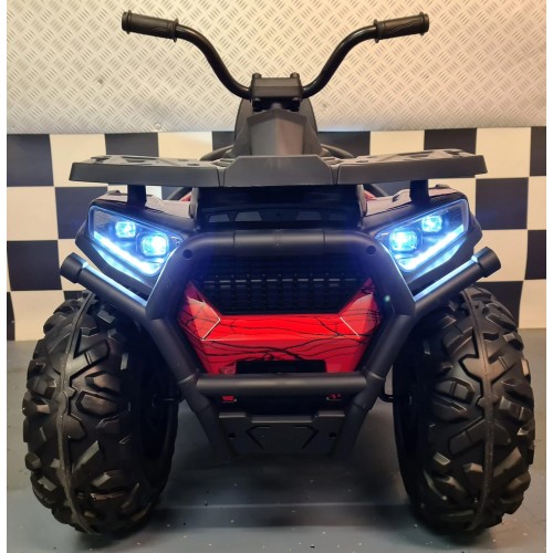 Quad Elettrico Rosso con Batteria 12 V a 4 Ruote Macchina per Bambino