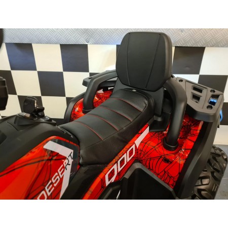 Quad Elettrico Rosso con Batteria 12 V a 4 Ruote Macchina per Bambino