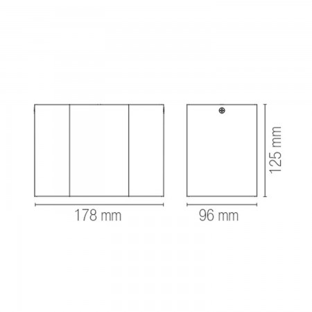 Lampada Intec a Soffitto Faretti Orientabili Plafoniera Rotonda Bianca