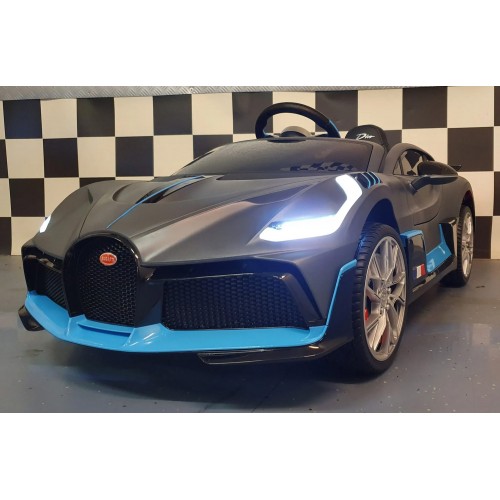 Auto a Batteria Bugatti Divo 12 V Macchina Elettrica per Bambini Grigia