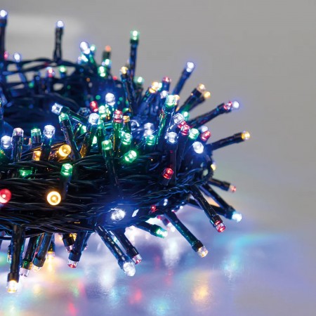 Lucine di Natale 300 Led Filo da 13,5 mt Decorazione con Luci Multicolore