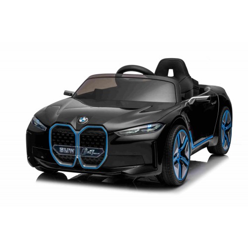 Macchina BMW i4 per Bambini a Batteria Auto Nero Metallizzata Elettrica