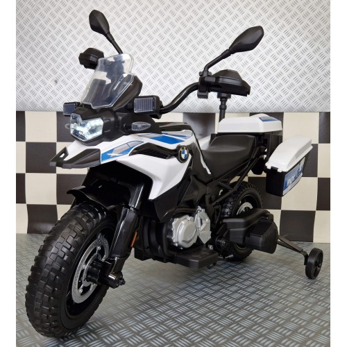 Motocicletta della Polizia 12 V Moto Elettrica per Bambini BMW F850