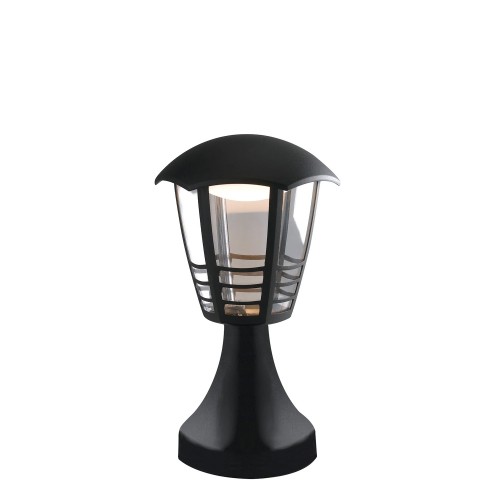 Lanterna da Tavolo Intec Luce in Alluminio Nero da Esterno Luce a LED