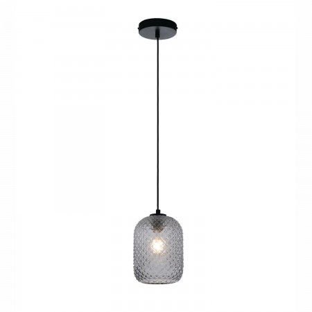 Lampada a Soffitto Grigio Luce in Vetro a Sospensione Elegante da Interno