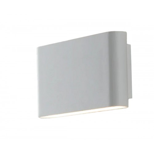 Applique a Parete a Led in Alluminio Bianco Luce da Muro da Esterno