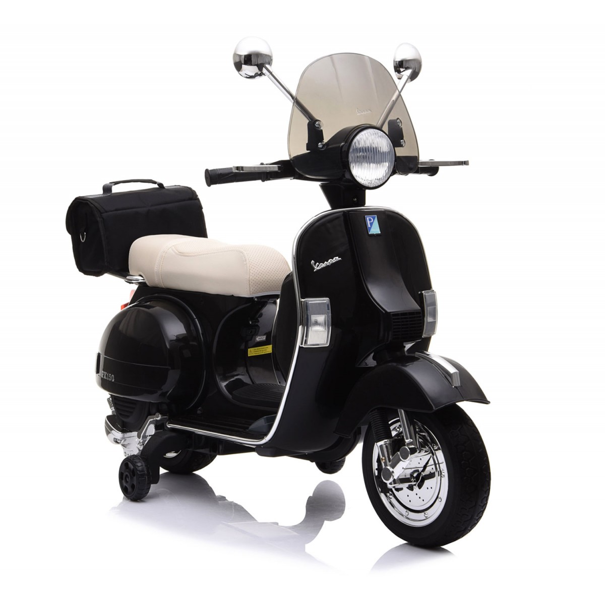 Piaggio Vespa Sprint Nera Moto Elettrica da Bambino 12V Scooter a