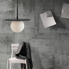 Lampadario Design Moderno in Metallo Nero Luce a Sospensione da Interno 2