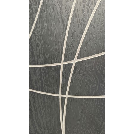 Pannello Pantografato Grigio per Porta Blindata da Esterno in Vetroresina Madrid