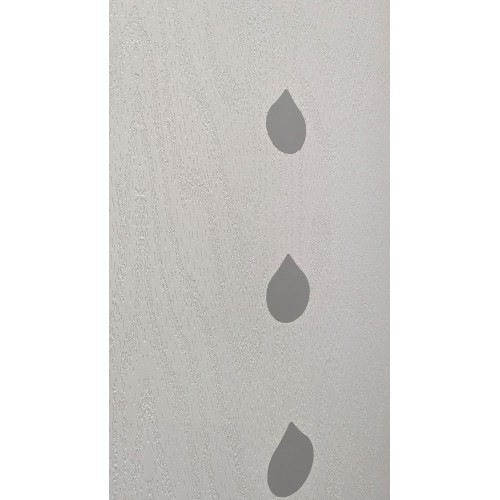 Porta Blindata per Esterno con Pannello Bianco Pantografato Drops