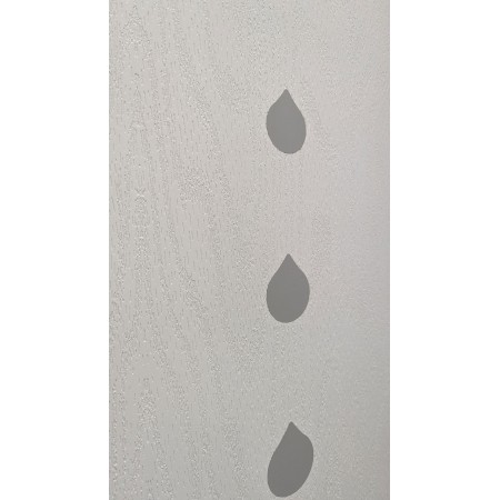 Porta Blindata per Esterno con Pannello Bianco Pantografato Drops