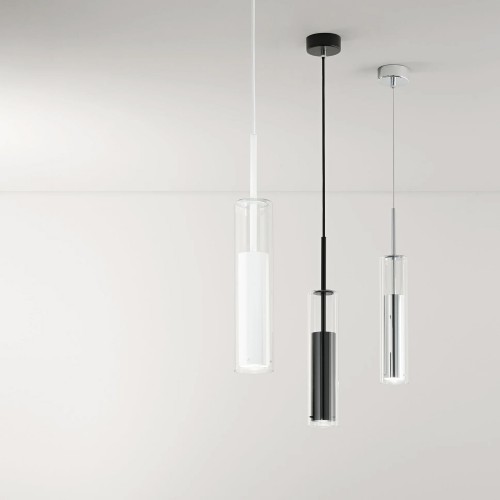 Lampada a Sospensione da Interno Lampadario in Vetro dal Design Moderno