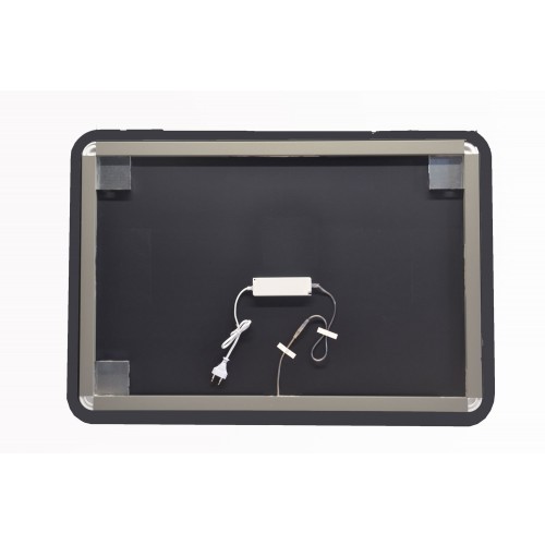 Specchio Rettangolare 90x110 con Illuminazione Perimetrale da Bagno Moderno
