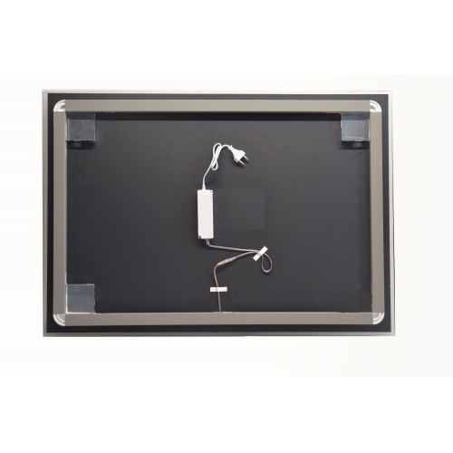 Specchio con Illuminazione Led 80x60 Rettangolare Arredo Bagno Moderno