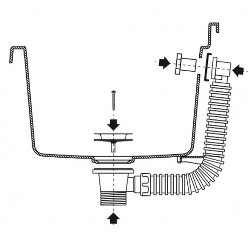 Pilozzo Mini per Esterno 40x40 Effetto Granito Lavanderia Lavabo a Muro