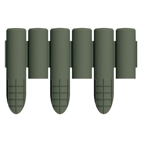 Bordatura in Plastica Modulare 6 pezzi Verde Bordura Aiuole Piante