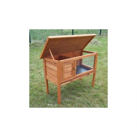 Conigliera da esterno in legno per 2-3 animali