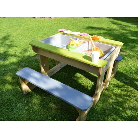Tavolo da Pic Nic in Legno per Bambini Giardino
