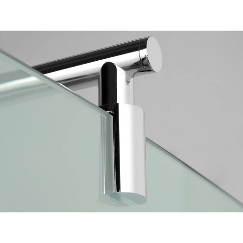 Parete Doccia Fissa 8 mm Walk In 80 90 100 110 120 Box Lato Anta Cristallo Vetro