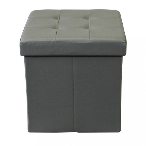 Pouf Contenitore Portaoggetti Quadrato Portaoggetti 38x38 cm
