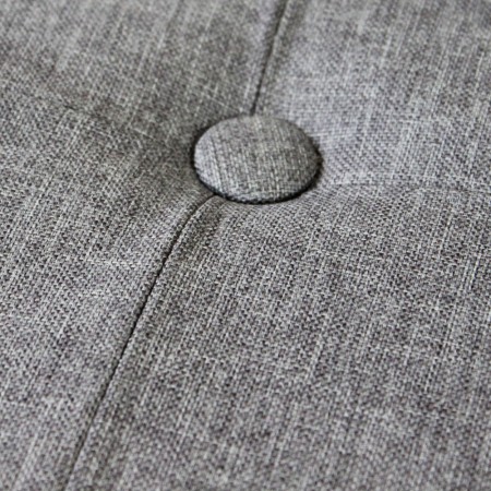 Pouf Contenitore Grigio Chiaro Quadrato 38x38x40 cm