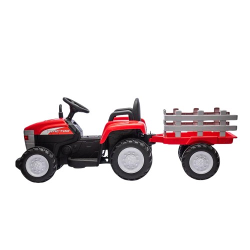 Trattore Elettrico 12V per Bambini con telecomando Rosso