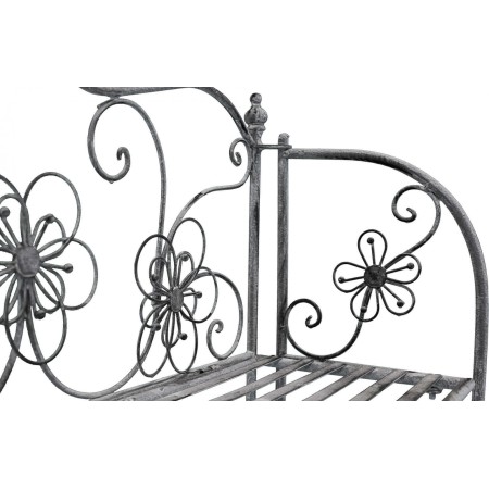 Scaffale in Metallo Antico 4 Ripiani Verniciato Bianco 60x31x158 cm