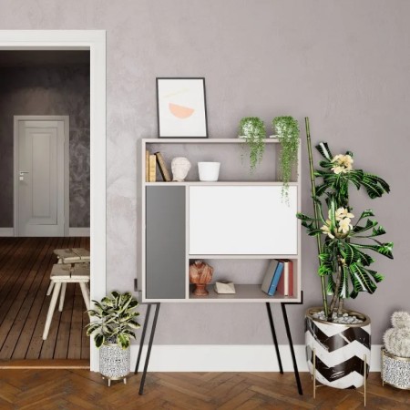 Mobile Ingresso Multiuso 83x29x135cm Mocha