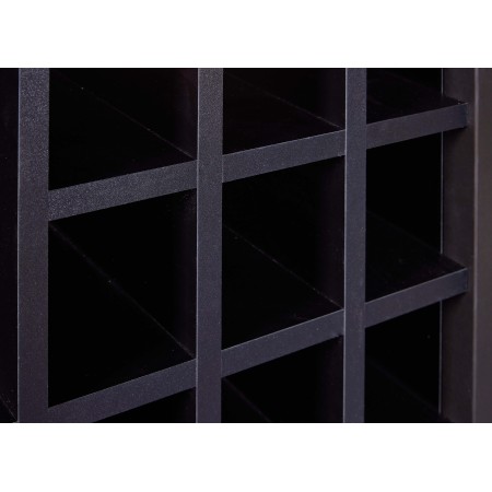 Cantinetta Helina nera in rovere artigianale 76,8x33x124,4 cm